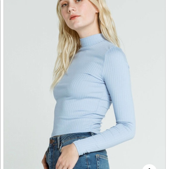 Cute little mock turtleneck tops is lots of colors - Picture 6 of 9